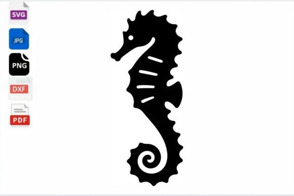 Download Seahorse SVG Cutting File for Crafts - Premium Resources
