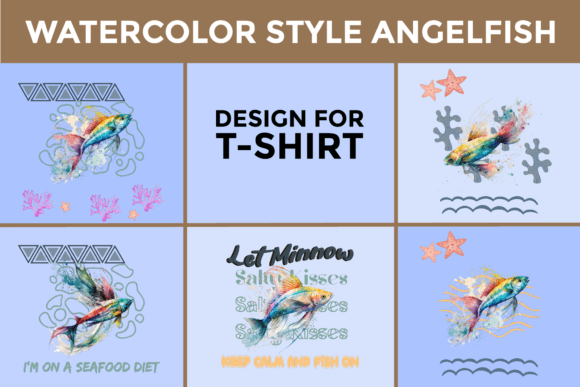 Download Watercolor Style Fish Illustration 5 - Illustration Collection